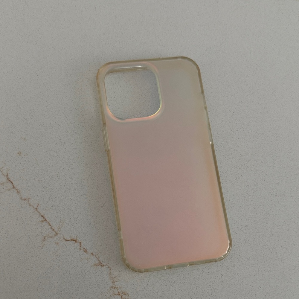 iphone 13 pro iridescent plastic phone case